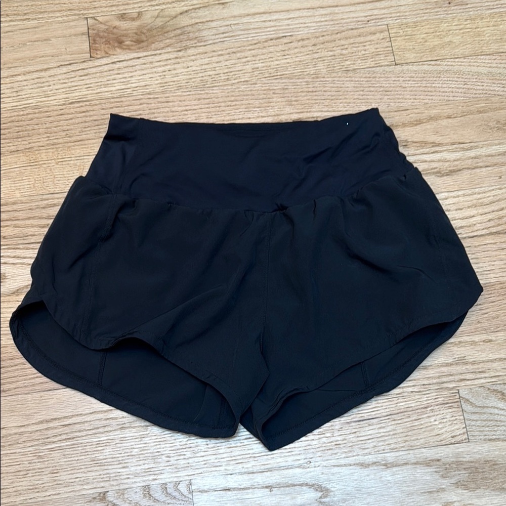 Women's Black Athletic Shorts